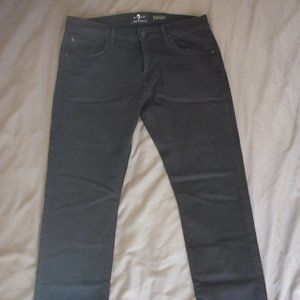 Mens 7 for all mankind Paxtyn Black Jeans Luxperformance